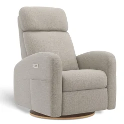 New Upholstered Rocking Armchair Swivel, Glider, Recliner Hailey - Breather Driftwood Motorized Electric Gliders & Rocking Chairs|Gliders & Rocking Chairs