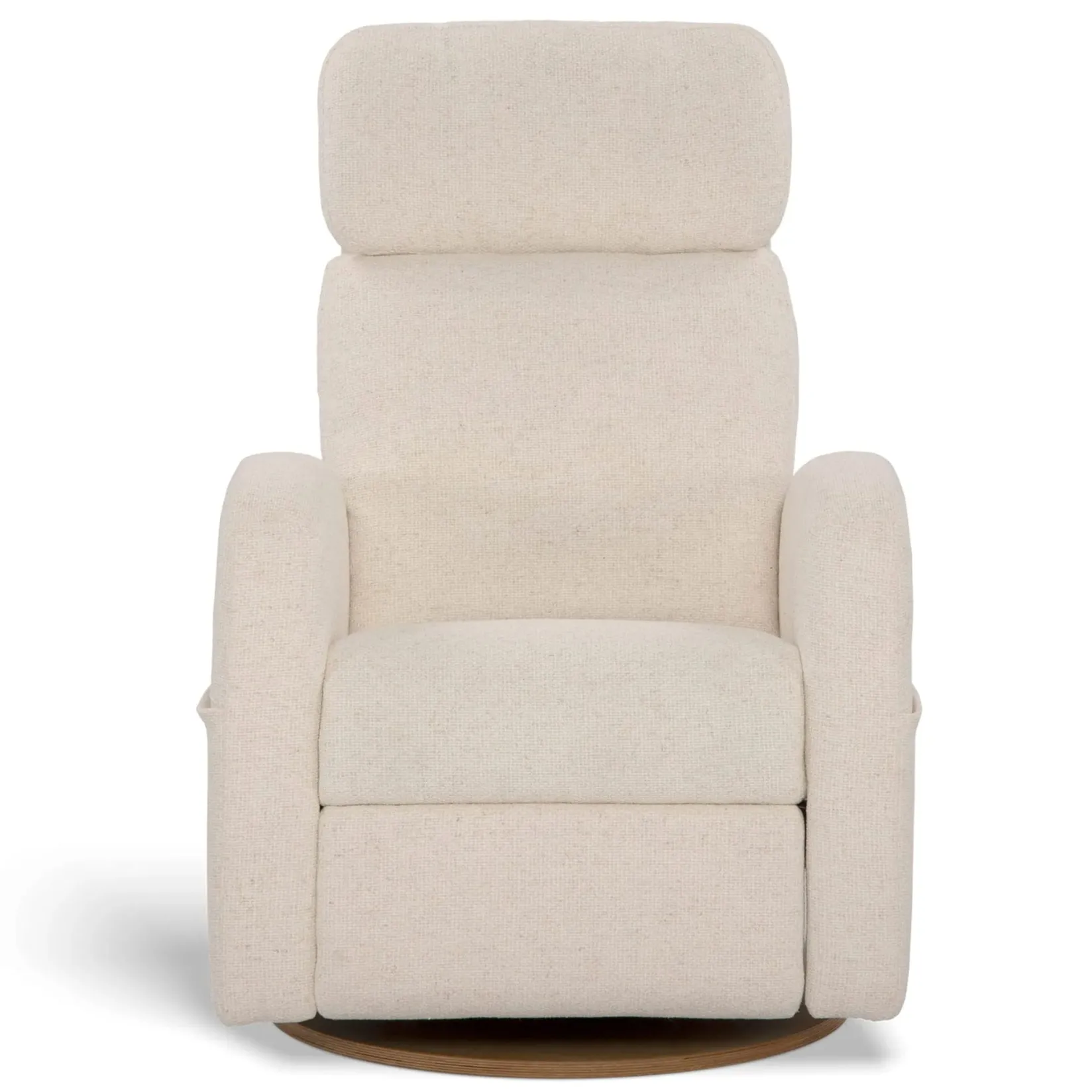 Outlet Upholstered Rocking Armchair Swivel, Glider, Recliner Hailey - Henequen Motorized Electric Gliders & Rocking Chairs|Gliders & Rocking Chairs