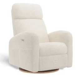 Gliders & Rocking Chairs|Gliders & Rocking Chairs>Jaymar BB Upholstered Rocking Armchair Swivel, Glider, Recliner Hailey - Puppy Pearl Motorized Electric