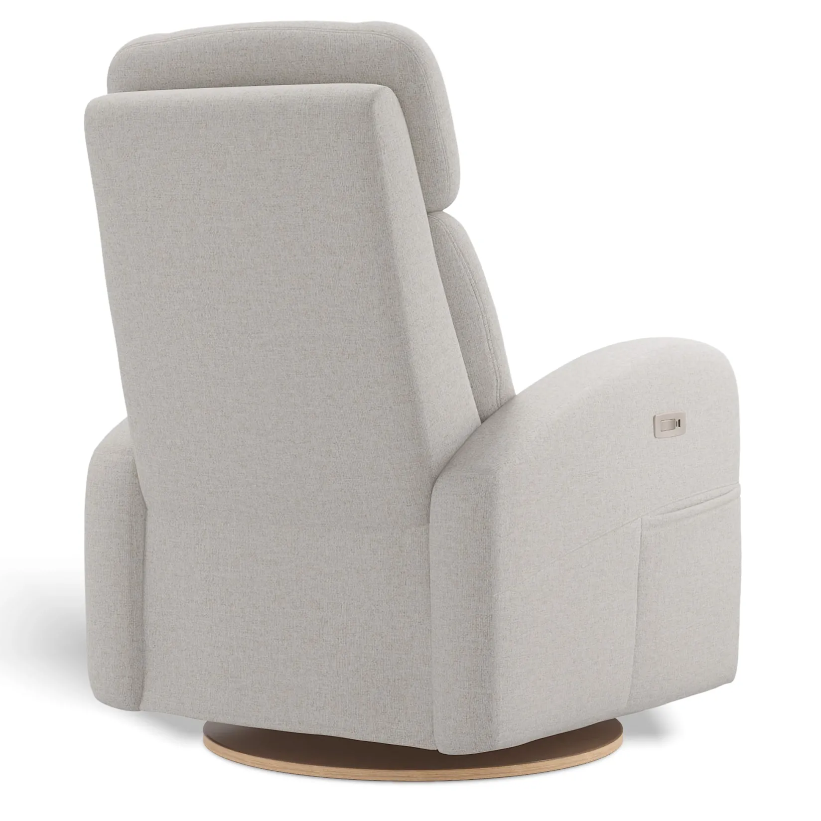 Gliders & Rocking Chairs|Gliders & Rocking Chairs>Jaymar BB Upholstered Rocking Armchair Swivel, Glider, Recliner Hailey - Alta™ 10 Stain-resistant fabric -Motorized Electric