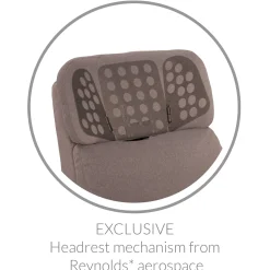 Upholstered Rocking Armchair Swivel, Glider, Recliner Hailey - Como Dove Grey Gliders & Rocking Chairs|Gliders & Rocking Chairs