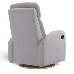 Upholstered Rocking Armchair Swivel, Glider, Recliner Hailey - Como Dove Grey Gliders & Rocking Chairs|Gliders & Rocking Chairs
