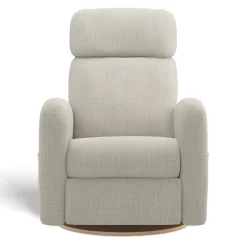 Upholstered Rocking Armchair Swivel, Glider, Recliner Hailey - Nubia Silver Motorized Electric Gliders & Rocking Chairs|Gliders & Rocking Chairs