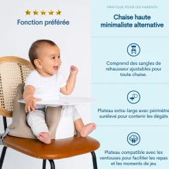 New Baby Booster - Taupe High Chairs & Booster Seats|High Chairs & Booster Seats