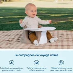 New Baby Booster - Taupe High Chairs & Booster Seats|High Chairs & Booster Seats