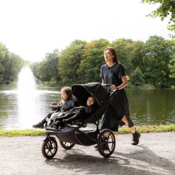 Clearance Urban Glide 3 Double Stroller with Magnetic Buckle Kids Strollers|Strollers & Trailers
