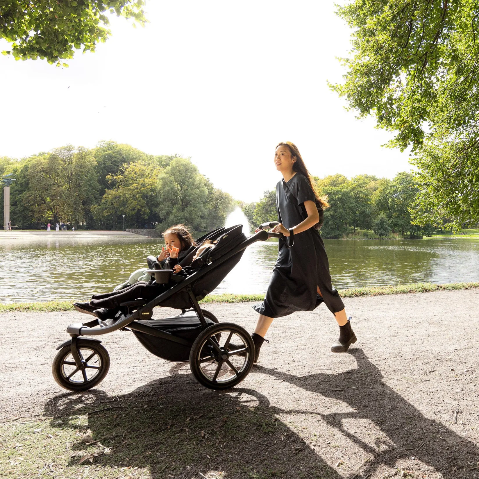 Strollers|Strollers & Trailers>Thule Urban Glide 3 Double Stroller - Black
