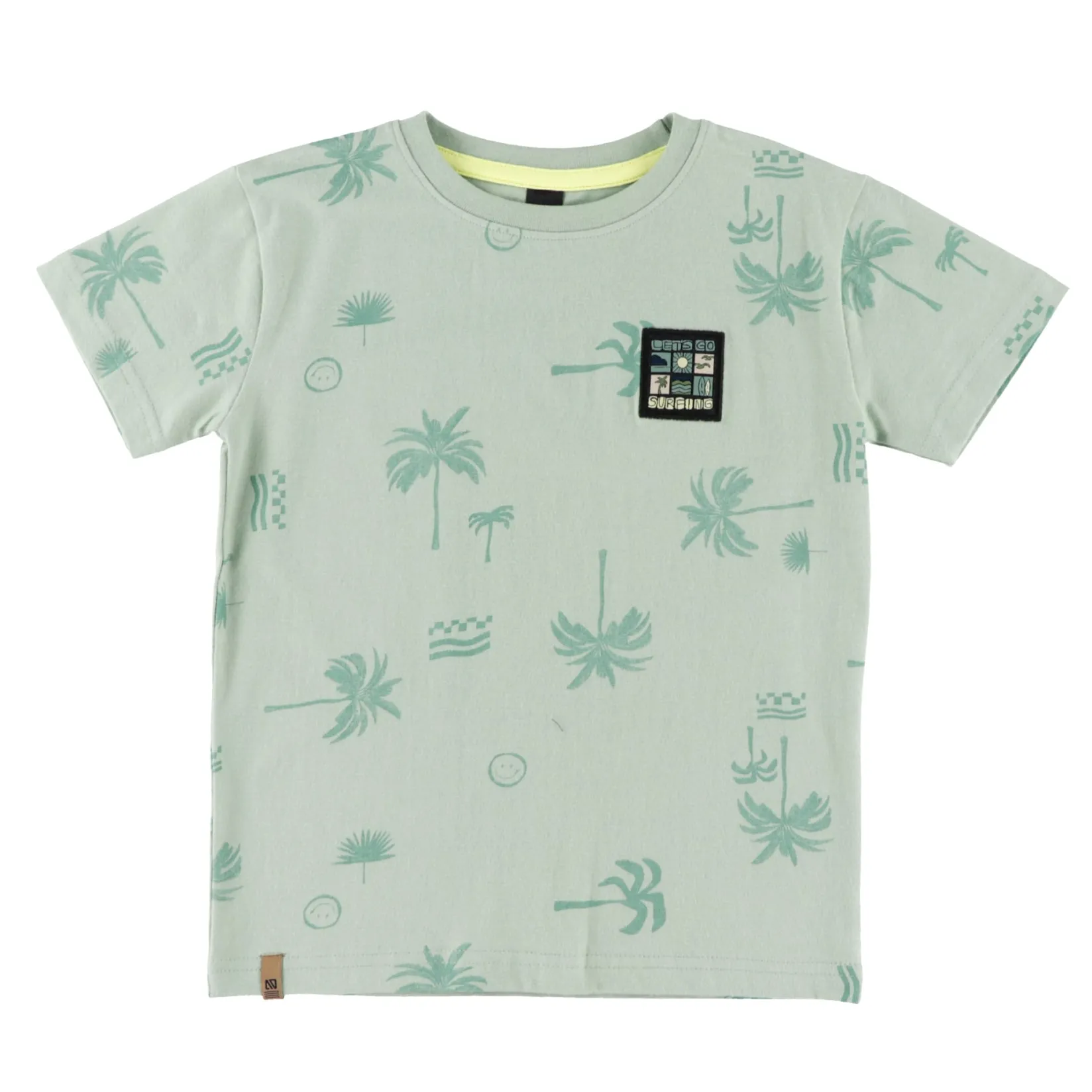 Tops>Nano Vacation Printed T-shirt 2-12 Green