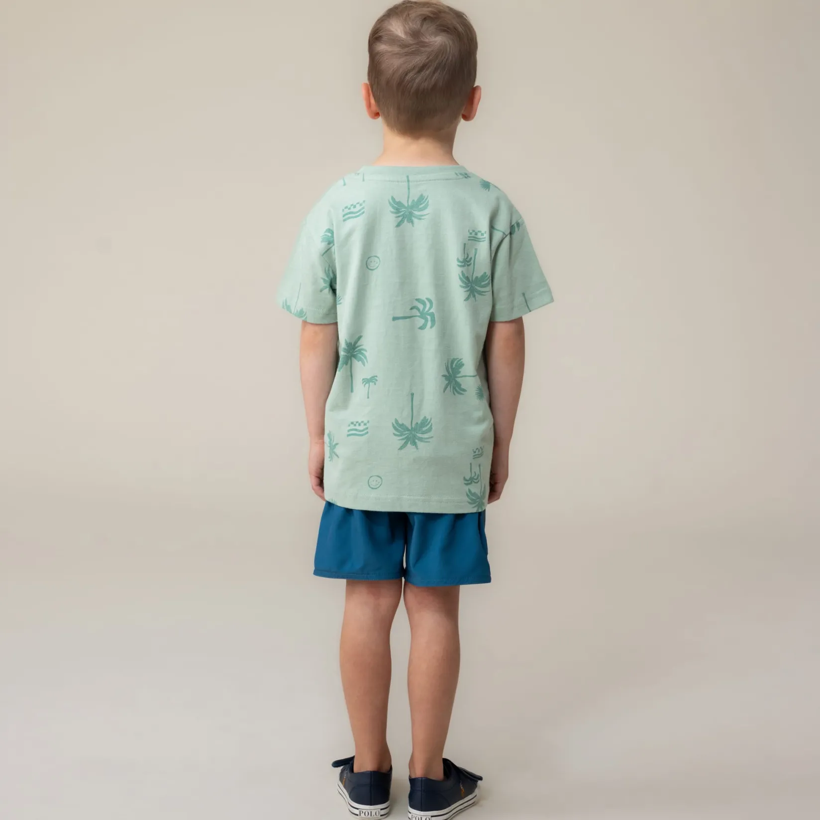 Tops>Nano Vacation Printed T-shirt 2-12 Green