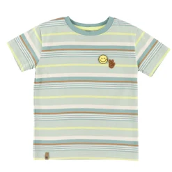 Tops>Nano Vacation Striped T-shirt 2-12 Mint