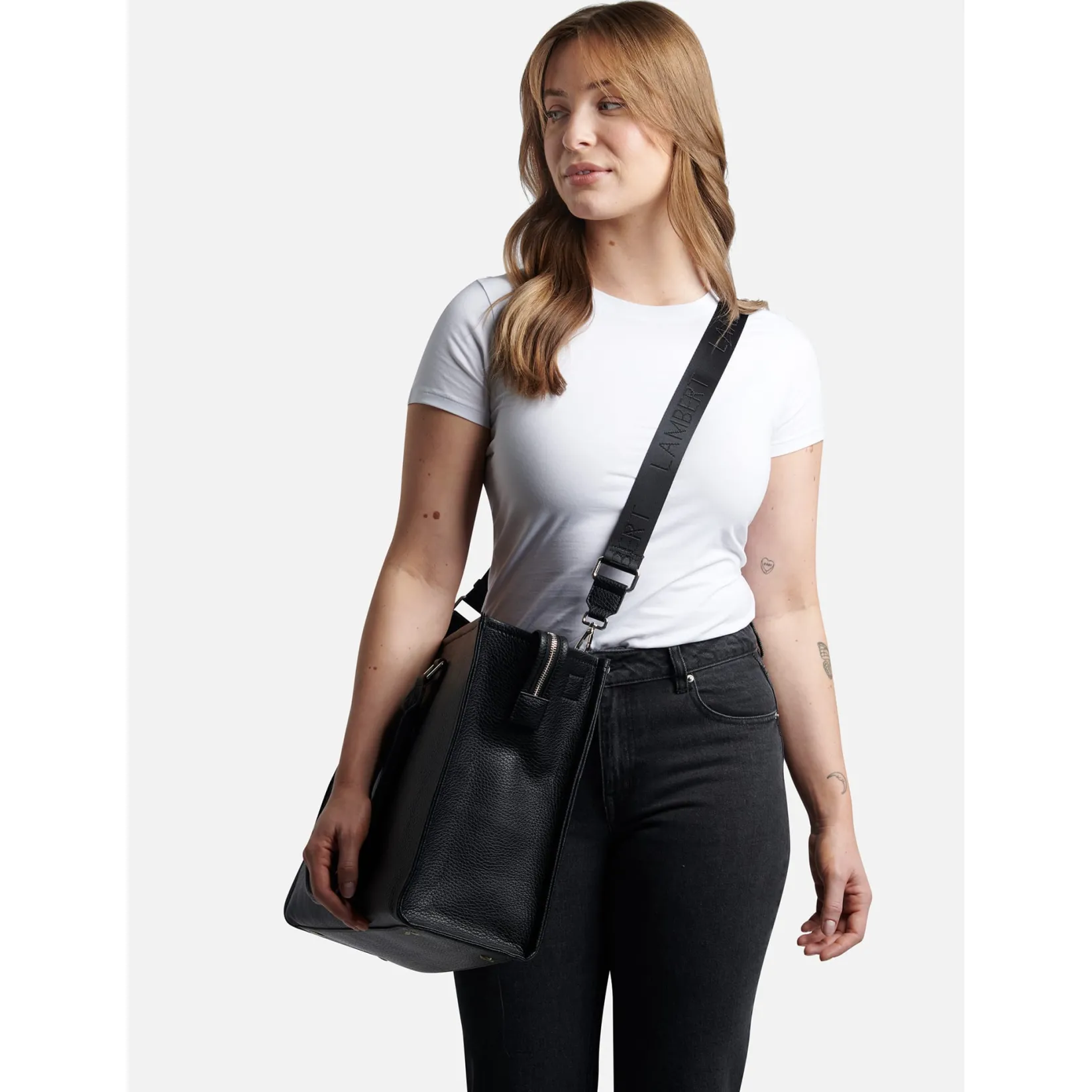 Online Valentina 2in1 Tote Bag - Black Handbags & Purses|Diaper Bags
