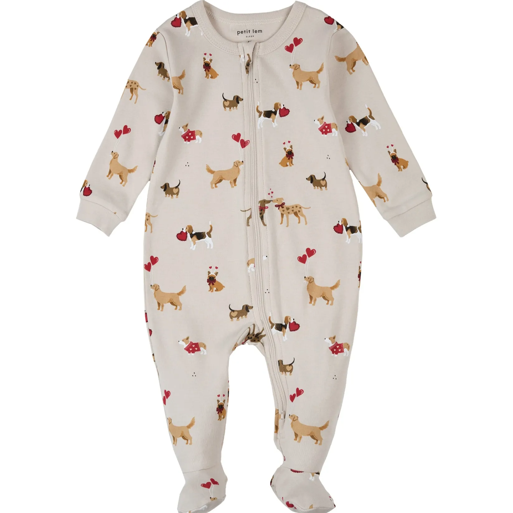 Outlet Valentine Dog Pajamas 0-24m BOY Pajamas|Pajamas