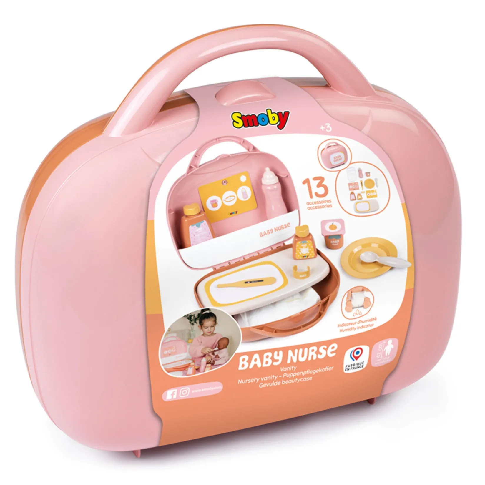 Dolls>Smoby Vanity With Accessories for Doll