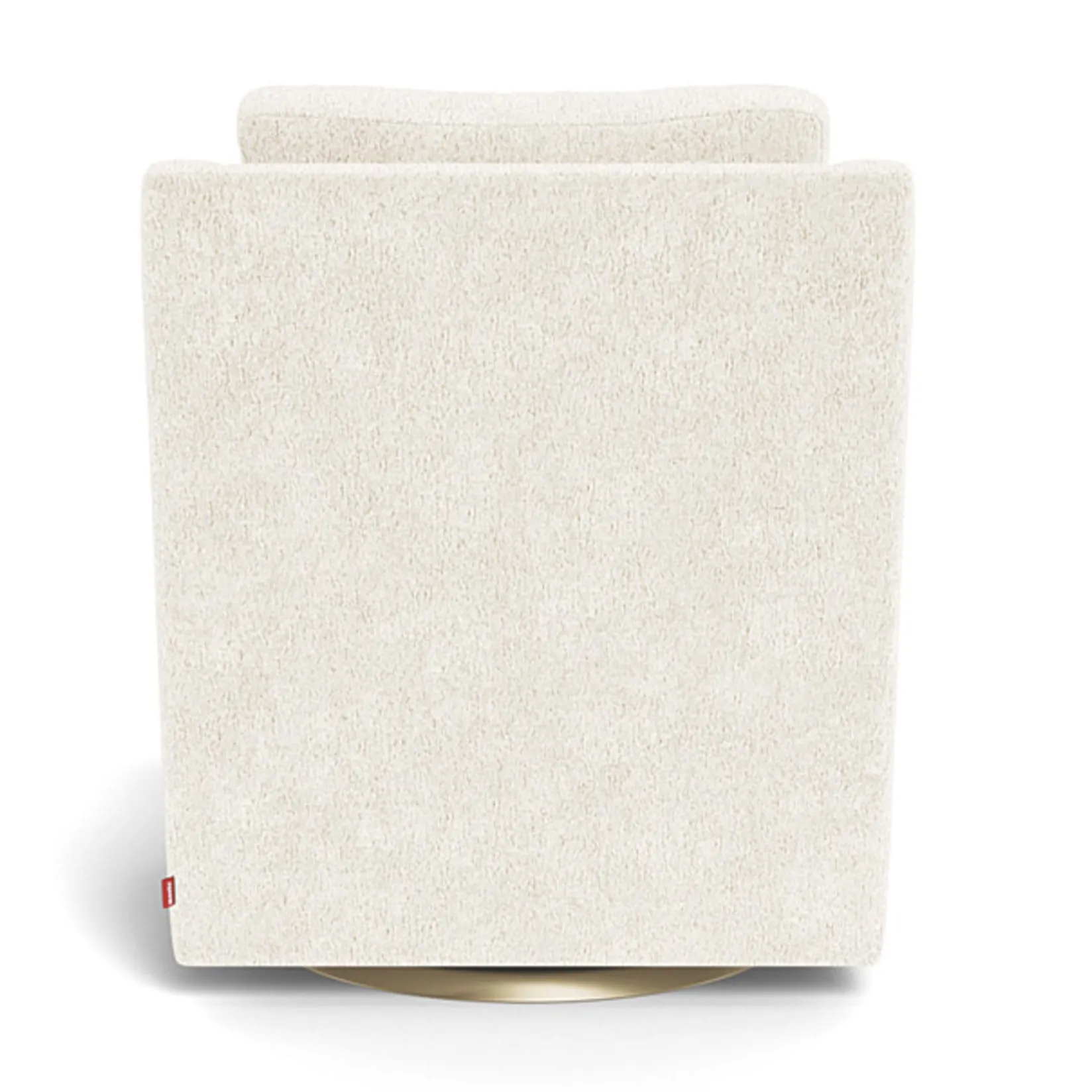 Gliders & Rocking Chairs|Gliders & Rocking Chairs>Monte Vera Rocking and Swivel Chair - White Faux Sheepskin / Gold