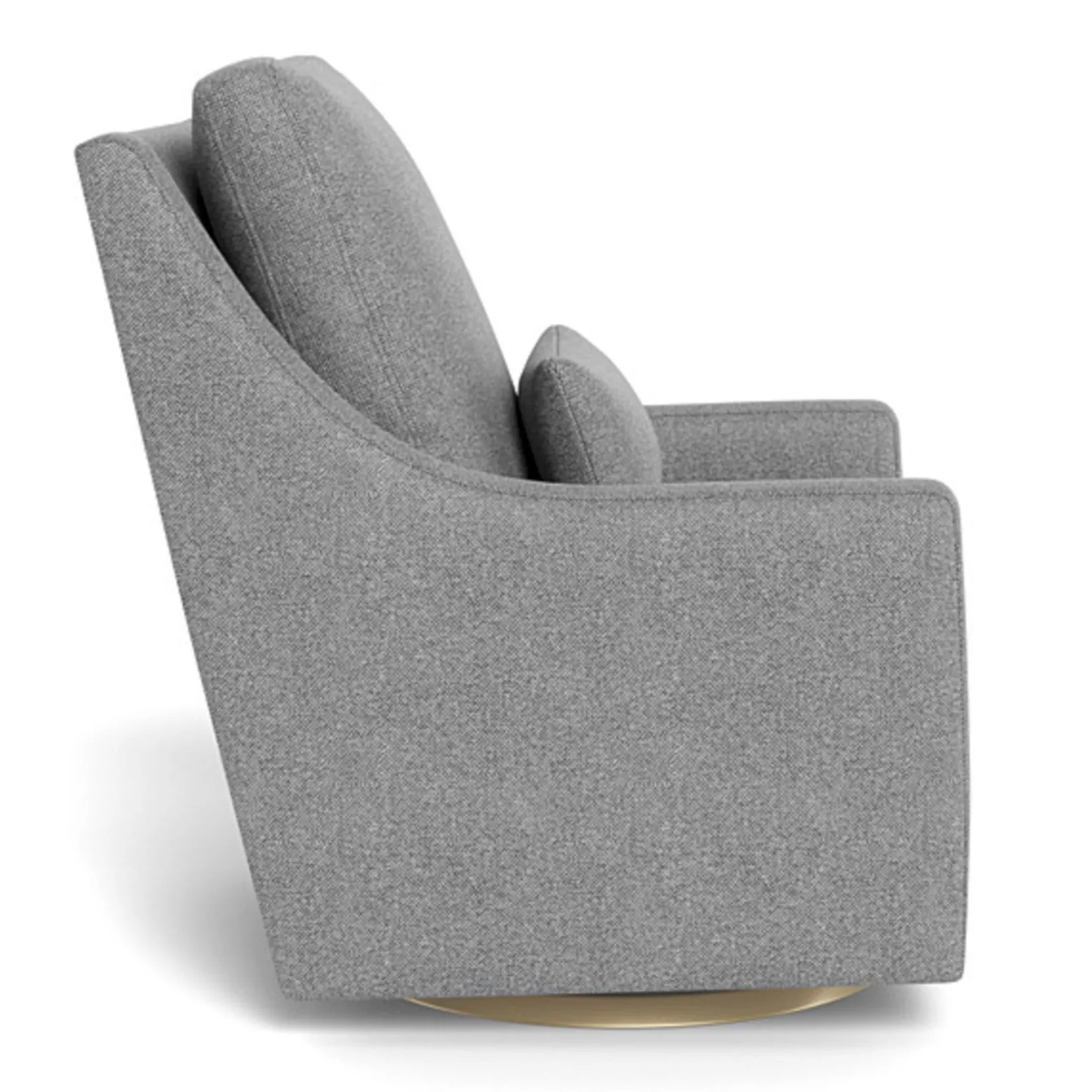 Gliders & Rocking Chairs|Gliders & Rocking Chairs>Monte Vera Rocking and Swivel Chair - Pepper Grey / Gold