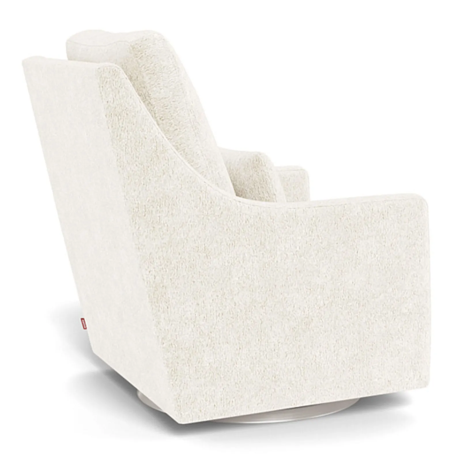 Clearance Vera Rocking and Swivel Chair - White Faux Sheepskin / Steel Gliders & Rocking Chairs|Gliders & Rocking Chairs