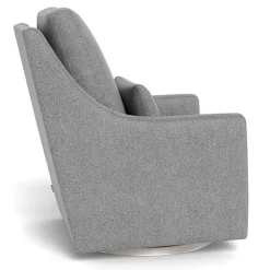 Outlet Vera Rocking and Swivel Chair - Pepper Grey / Steel Gliders & Rocking Chairs|Gliders & Rocking Chairs