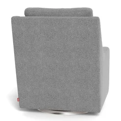 Outlet Vera Rocking and Swivel Chair - Pepper Grey / Steel Gliders & Rocking Chairs|Gliders & Rocking Chairs