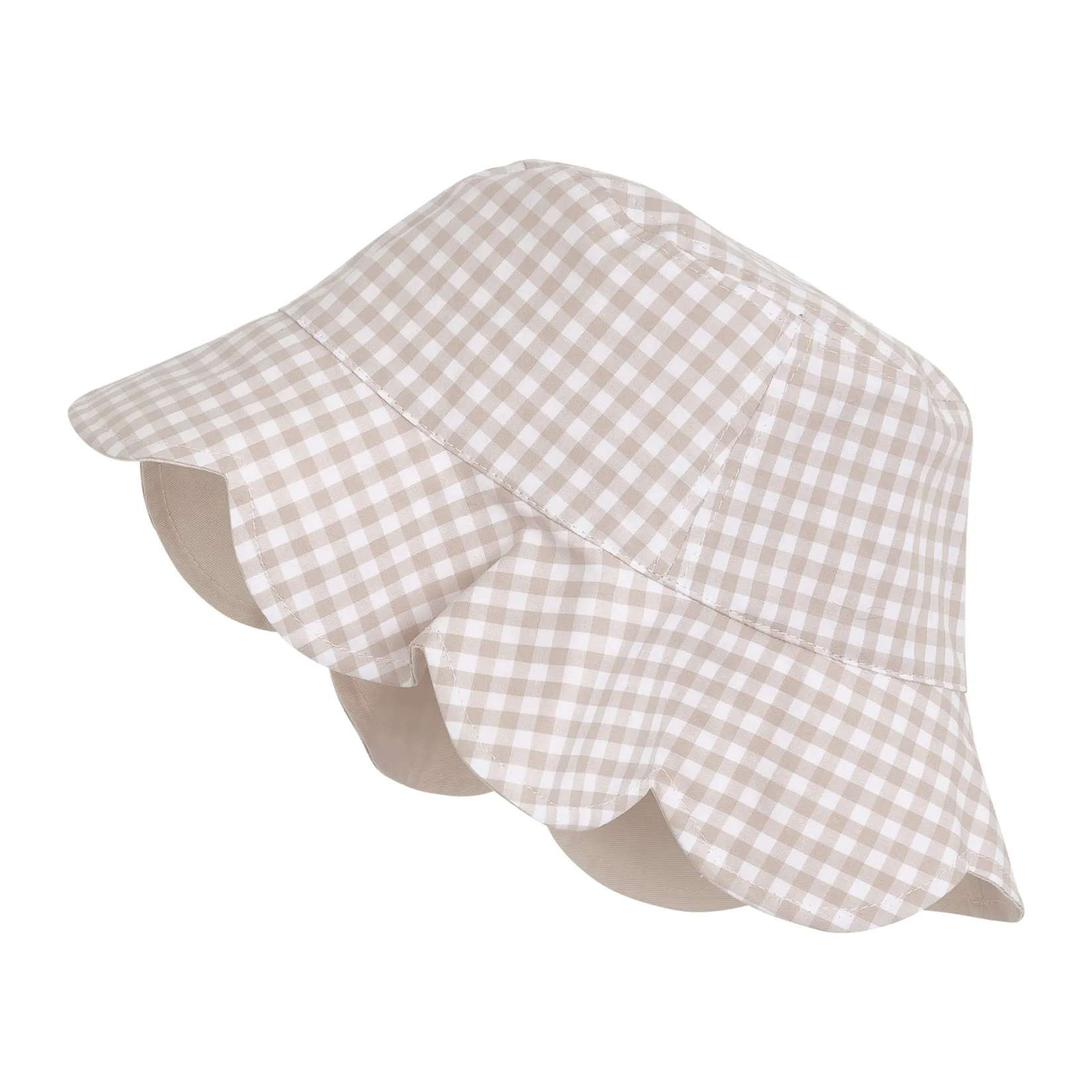 Hats & Caps>Huttelihut Vichy 40 Upf Bucket Hat 2-8 Beige