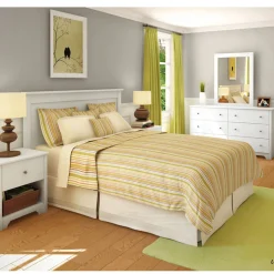 Sale Vito Double/Queen Headboard - Pure White Twin, Full & Queen Beds
