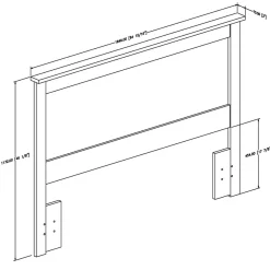 Sale Vito Double/Queen Headboard - Pure White Twin, Full & Queen Beds