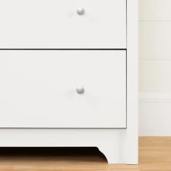 Vito 5-Drawer Chest - Pure White Storage Furniture