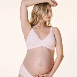 Bras|Underwear>Bravado VV-Neck Maternity & Nursing Bra Pink