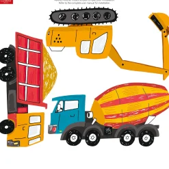 Wall Decals|Wall Decorations>Clement - Impressions Wall Stickers - Construction