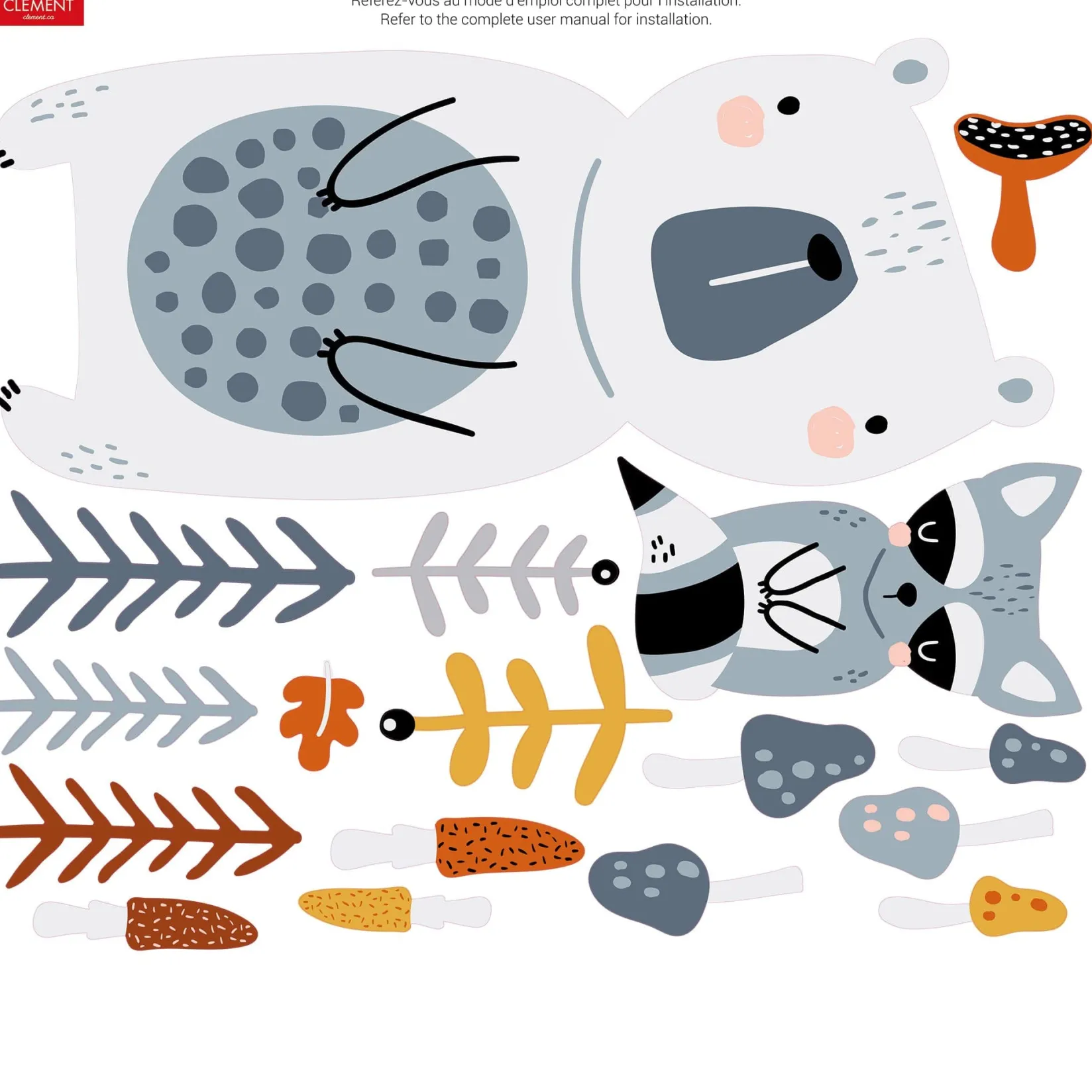 Discount Wall Stickers - Nordic Forest Wall Decals|Wall Decorations