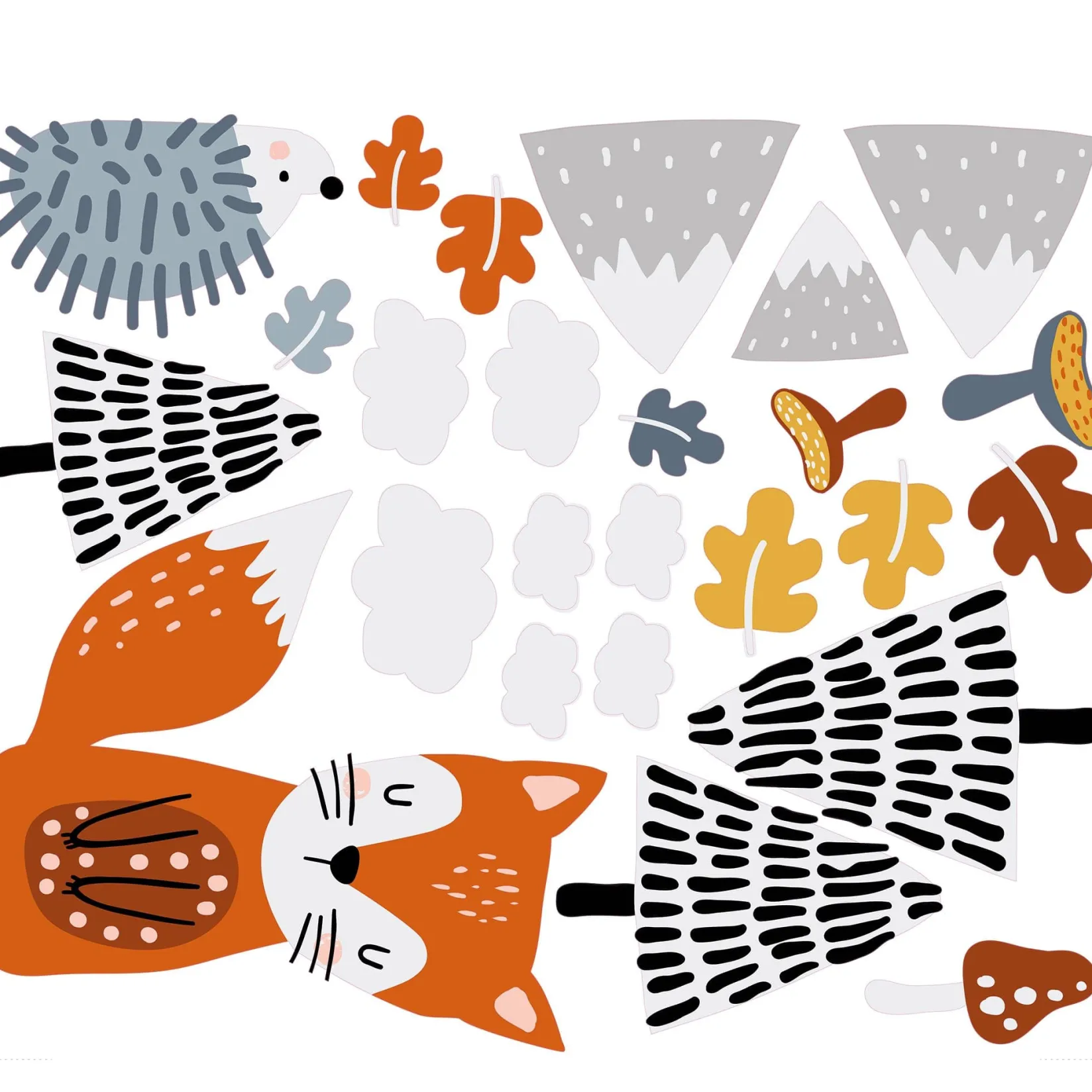 Discount Wall Stickers - Nordic Forest Wall Decals|Wall Decorations