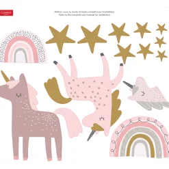 Wall Decals|Wall Decorations>Clement - Impressions Wall Stickers - Unicorn