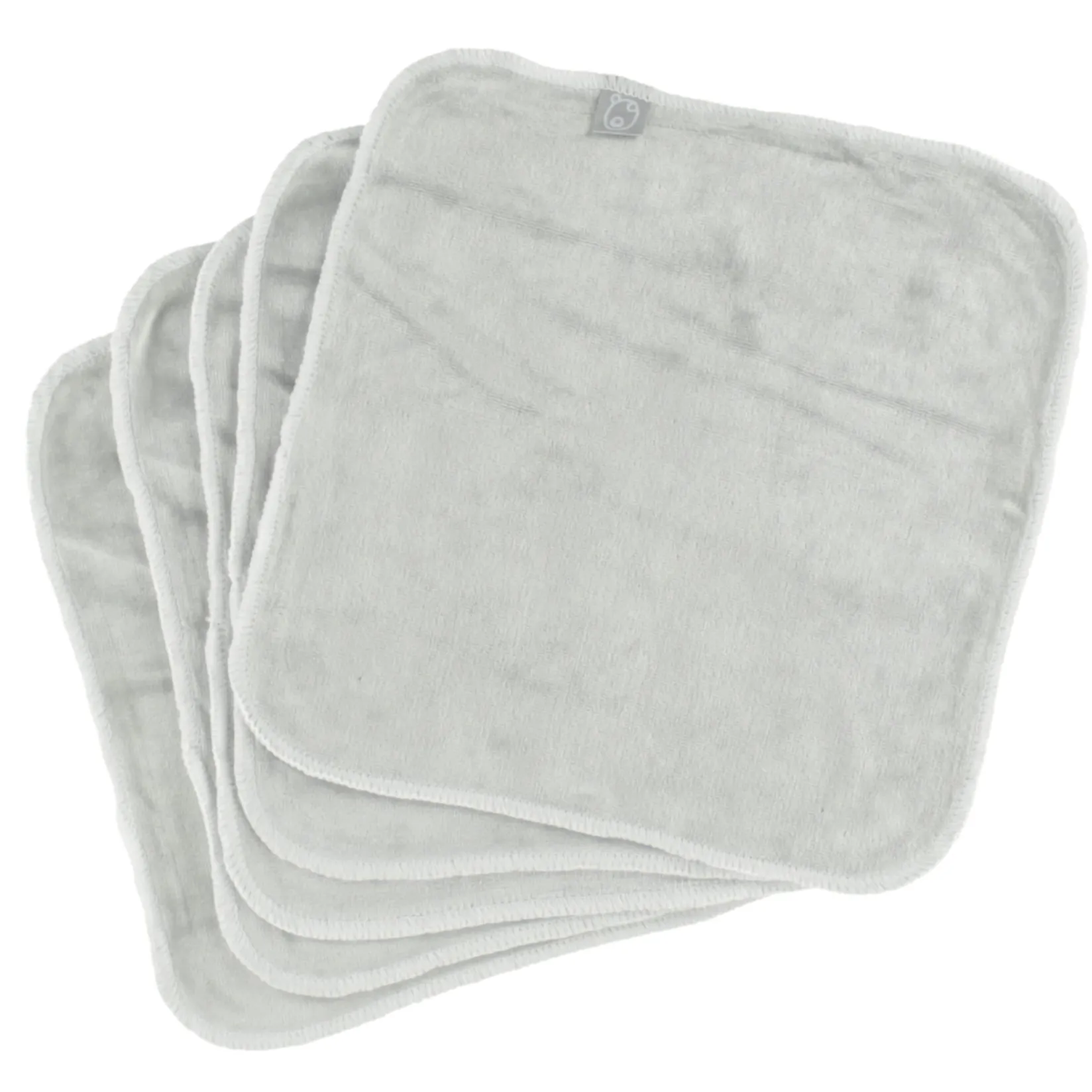 New Washable Wipes Set of 5 - Gray Kids Towels & Wipes|Towels & Wipes