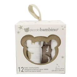 Sale Washcloths Gift Box (12) - Beige Kids Towels & Wipes|Towels & Wipes