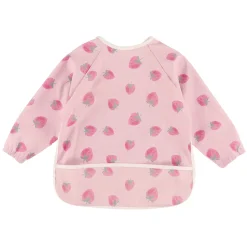 Breastfeeding|Bibs>Origami Waterproof Bib Long Sleeves - Strawberry