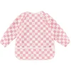 Sale Waterproof Bib Long Sleeves - Plaid Kids Breastfeeding|Bibs
