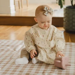 Outlet Waterproof Multi-Purpose Floor Mat - Caramel Gingham High Chairs & Booster Seats|High Chairs & Booster Seats
