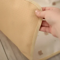 Outlet Waterproof Multi-Purpose Floor Mat - Caramel Gingham High Chairs & Booster Seats|High Chairs & Booster Seats