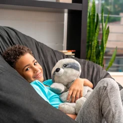 Educational & Sensory>Hugimals Weighted Stuffed Animal 2kg - Sam the Sloth