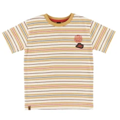 Tops>Nano West Striped T-shirt 2-12 Yellow