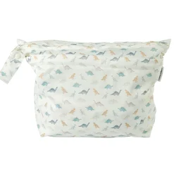 Muslin Products|Diaper Bags>Loulou Lollipop Wet Bag - Dino Friends
