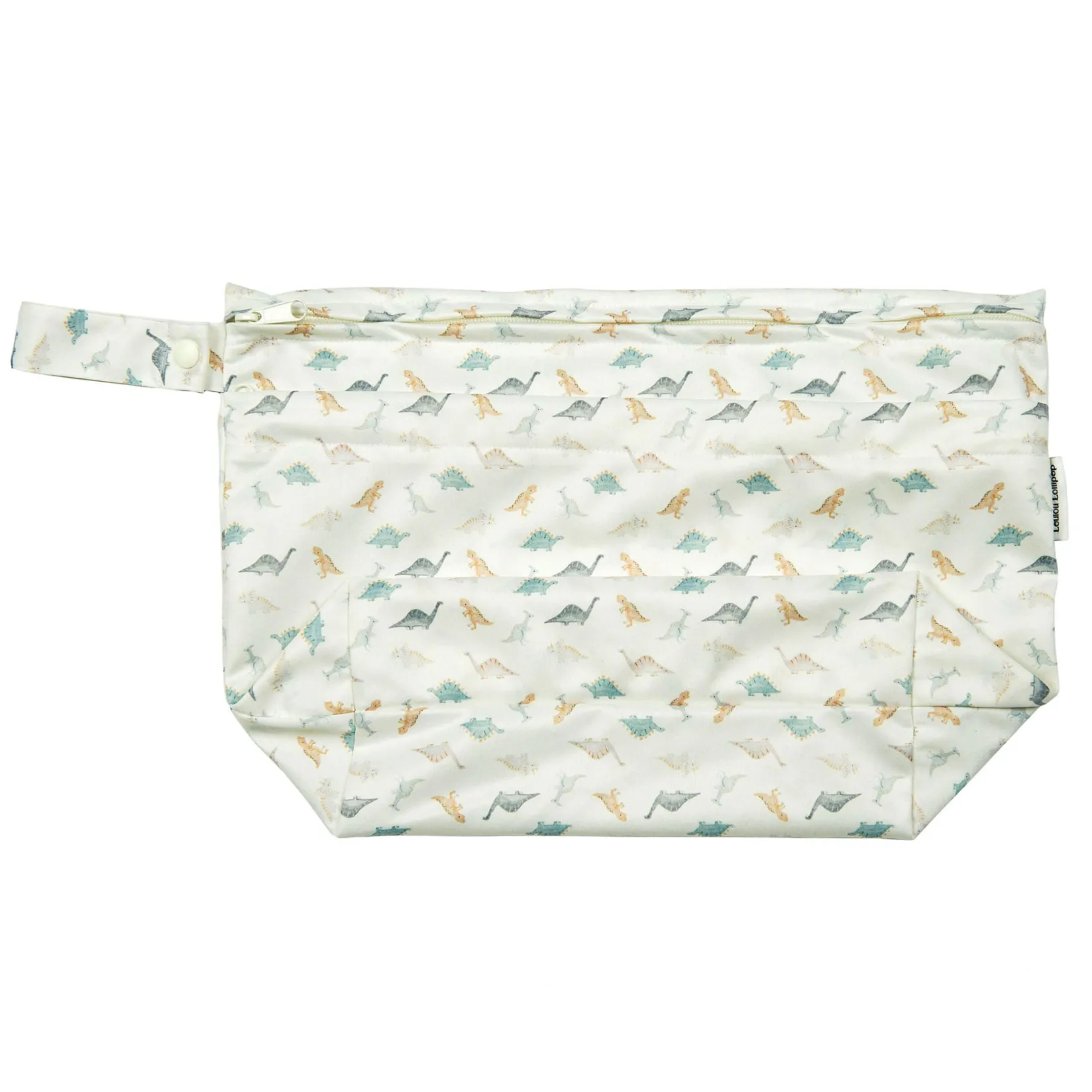 Muslin Products|Diaper Bags>Loulou Lollipop Wet Bag - Dino Friends