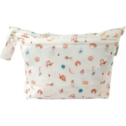 Muslin Products|Diaper Bags>Loulou Lollipop Wet Bag - French Breakfast