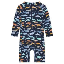 Sale Whale Aop Swimsuit 9-18m BOY Swimsuits