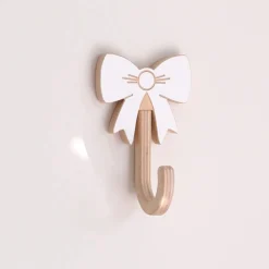 Wall Decorations>Abricotine White Bow-hook