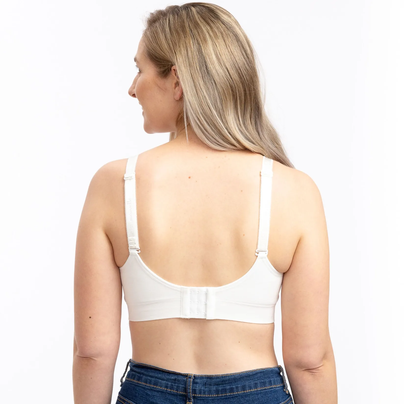 Bras|Underwear>Momzelle Seamless Nursing Bra White