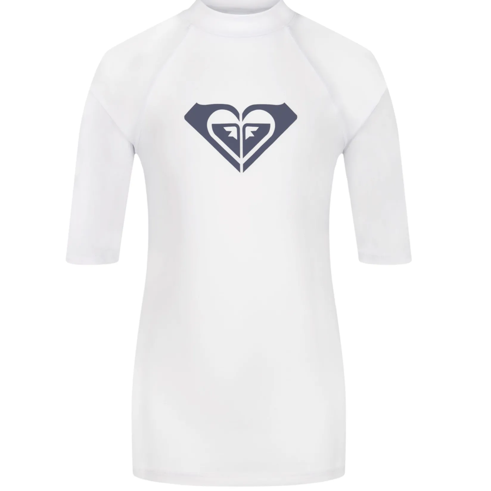 Swimsuits>Roxy Whole Hearted Rashguard 7-16 White