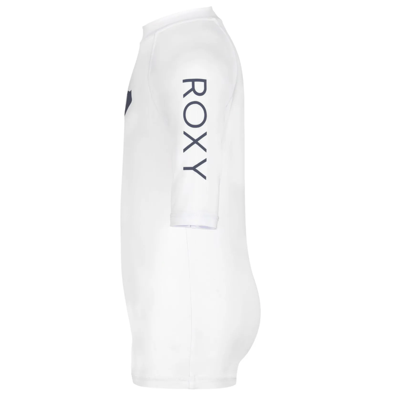 Swimsuits>Roxy Whole Hearted Rashguard 7-16 White