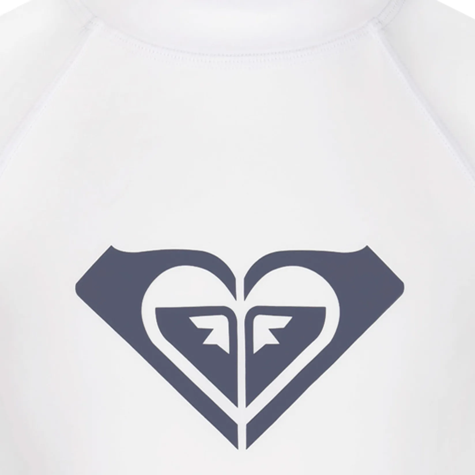 Swimsuits>Roxy Whole Hearted Rashguard 7-16 White