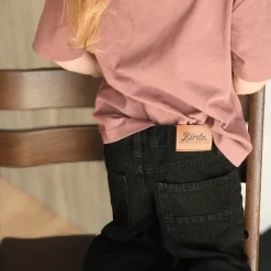 Wide Leg Denim 2-8y Kids Pants & Jeans