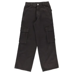 Pants & Jeans>Birdz Wide Leg Cargo Jeans 10-16 y Black